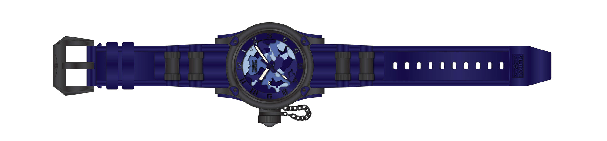 Band for Invicta Russian Diver 1196