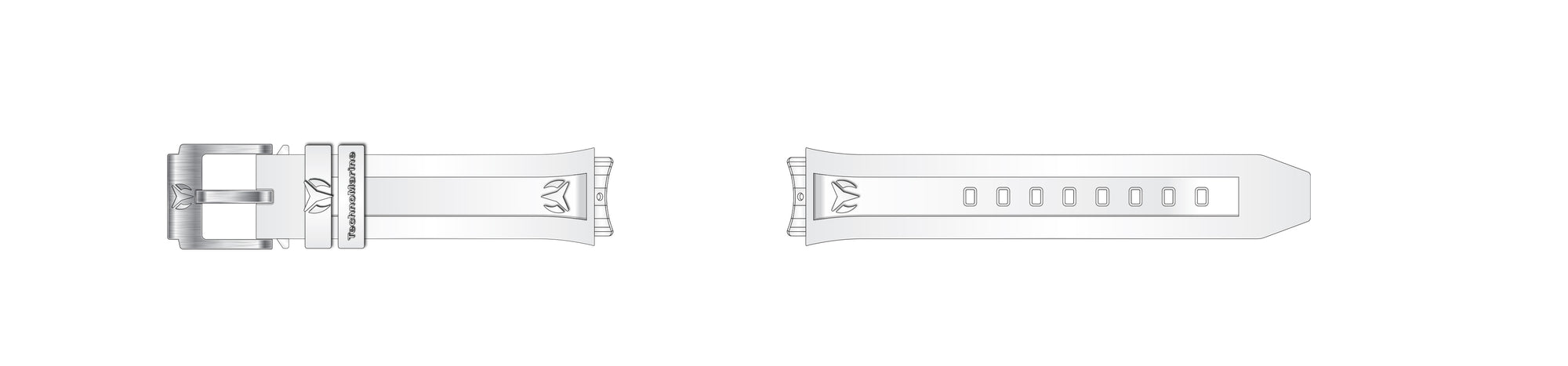 Band For Technomarine Reef Sun  TM-524002