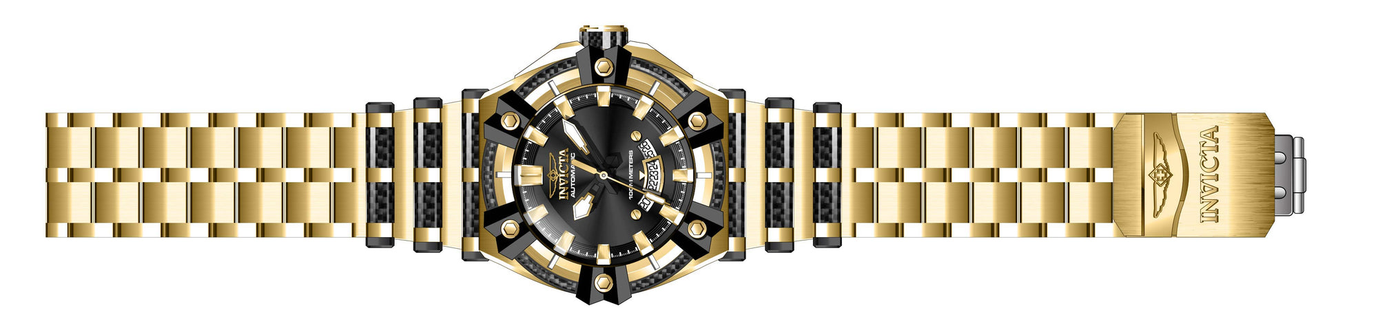 Band For Invicta Carbon Hawk 37294