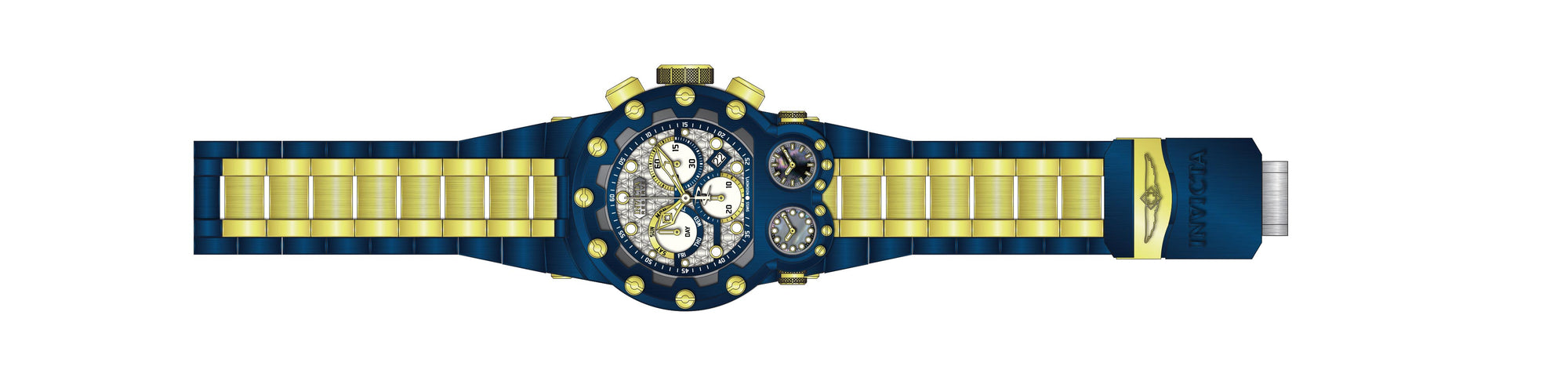 Band For Invicta Reserve Magnum Tria Men 37544