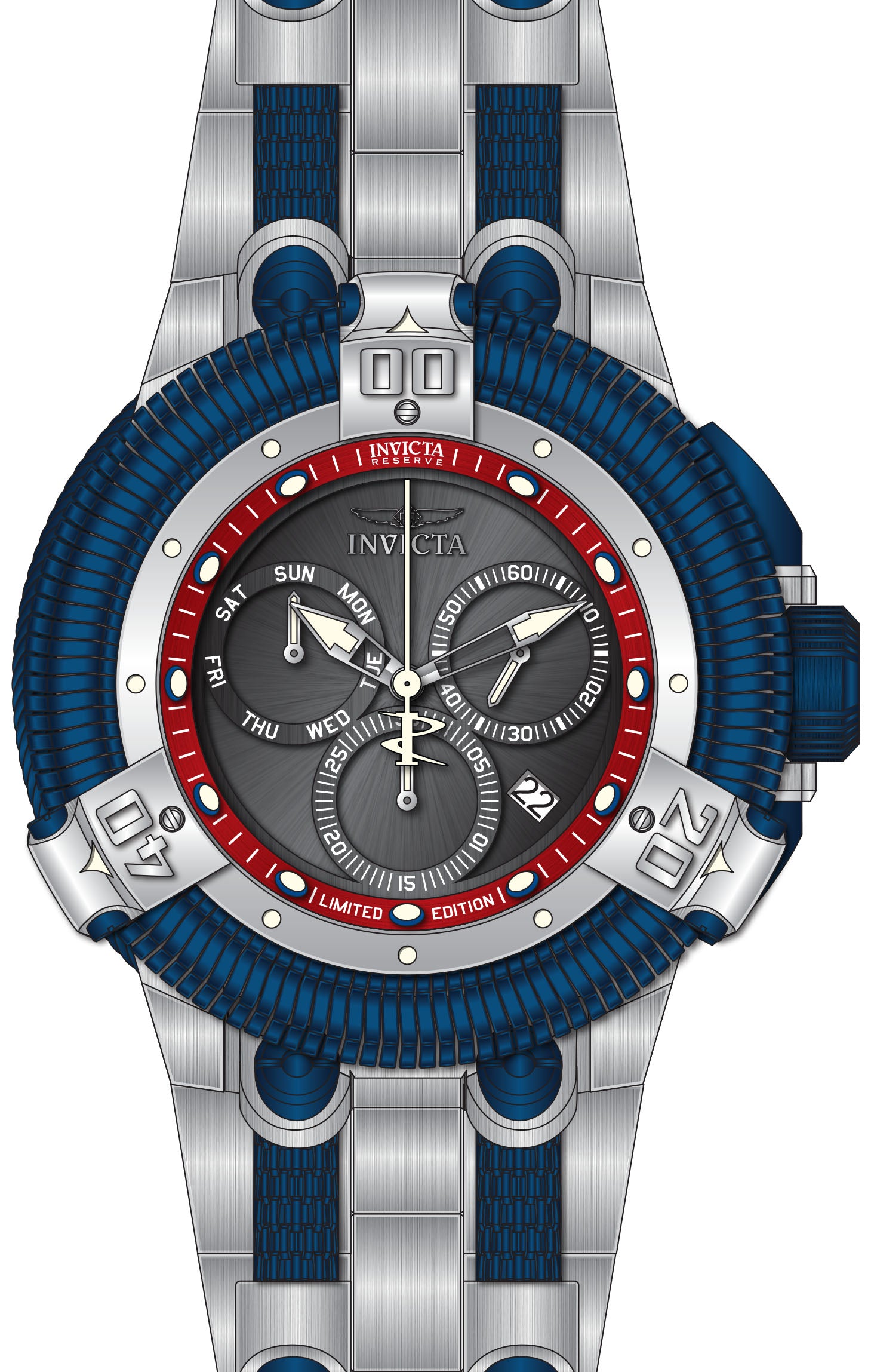 Band For Invicta Reserve King Python Men 46242