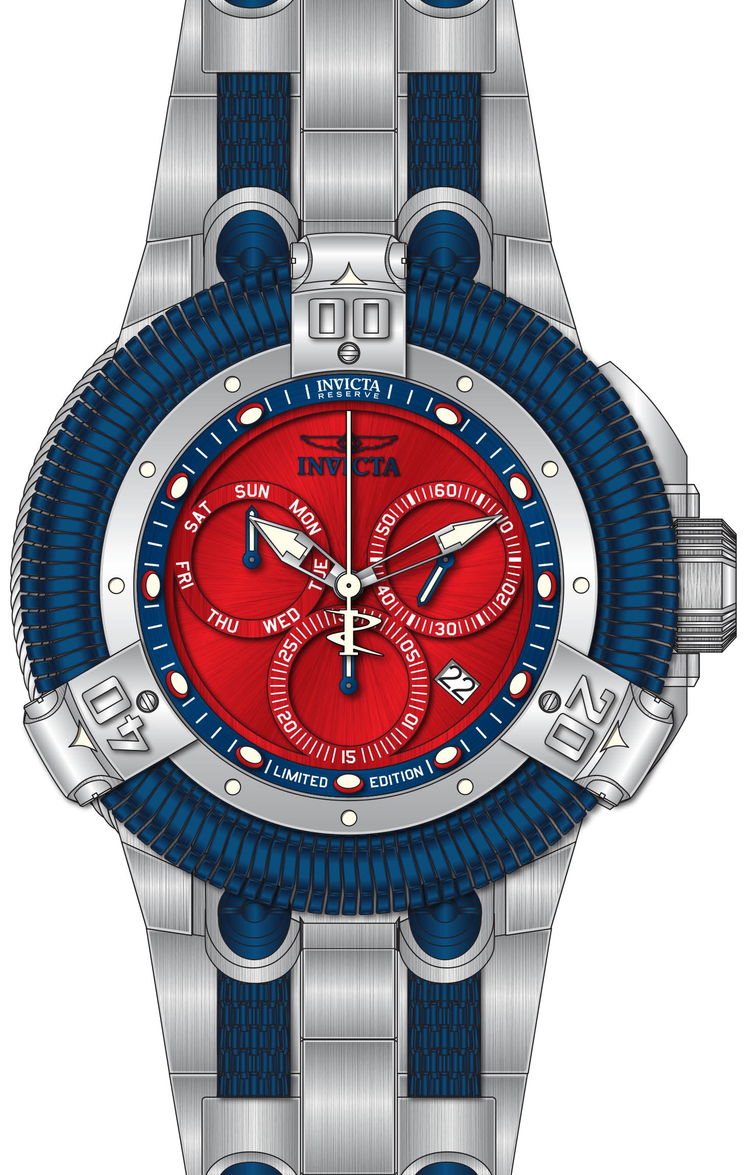 Band For Invicta Reserve King Python Men 46243