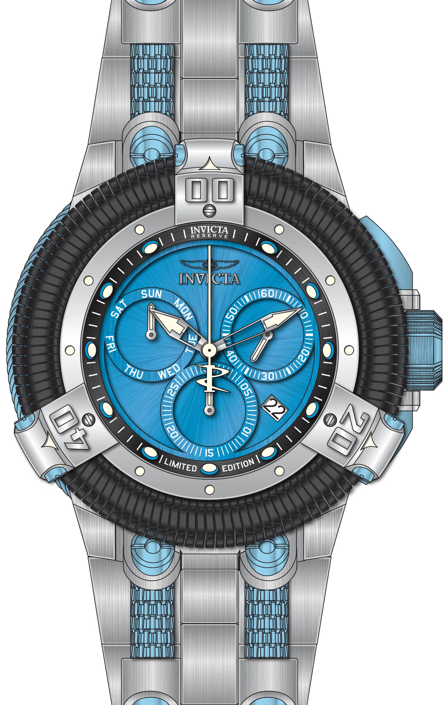 Band For Invicta Reserve King Python Men 46246