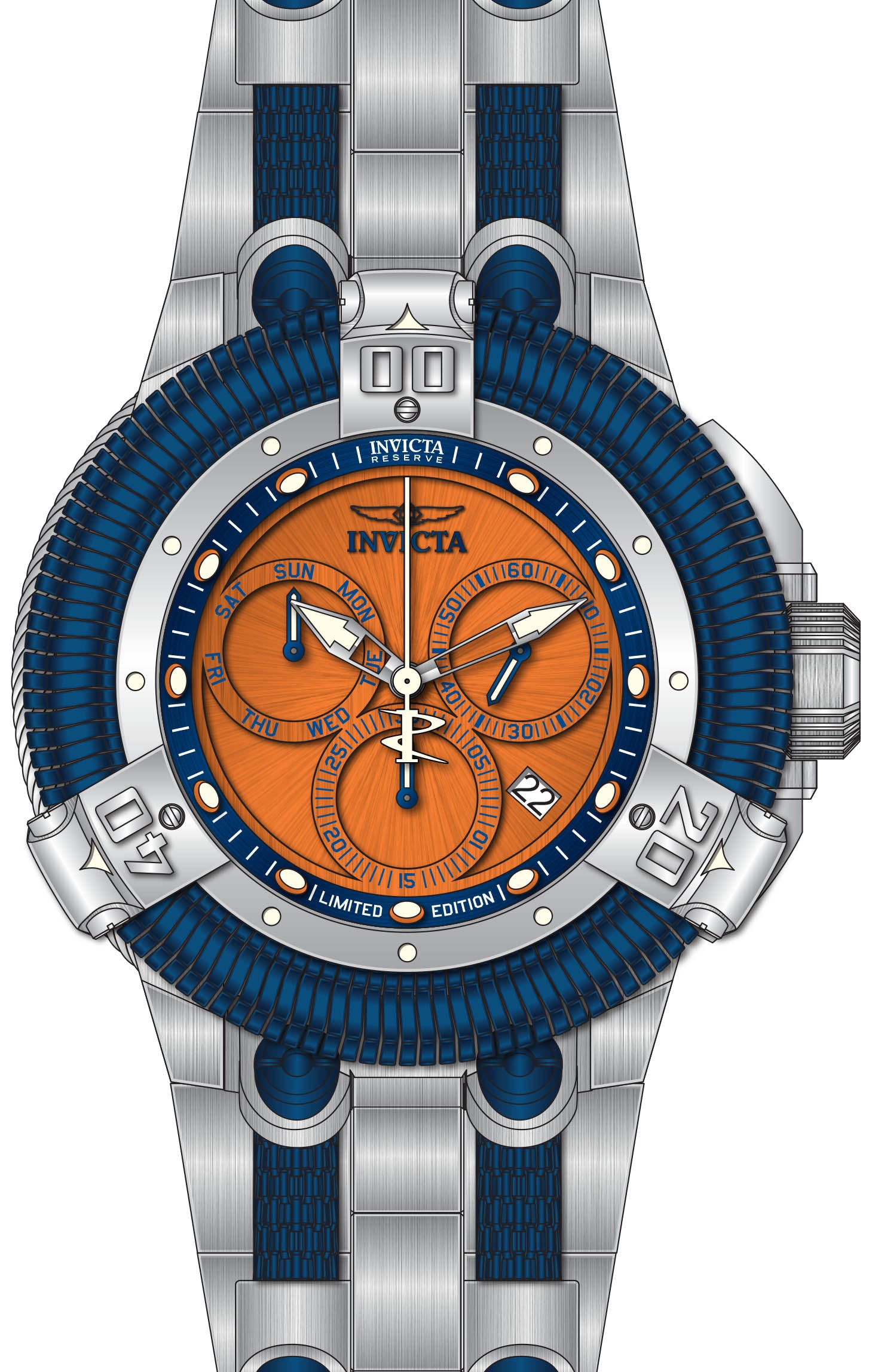 Parts For Invicta Reserve King Python Men 46248