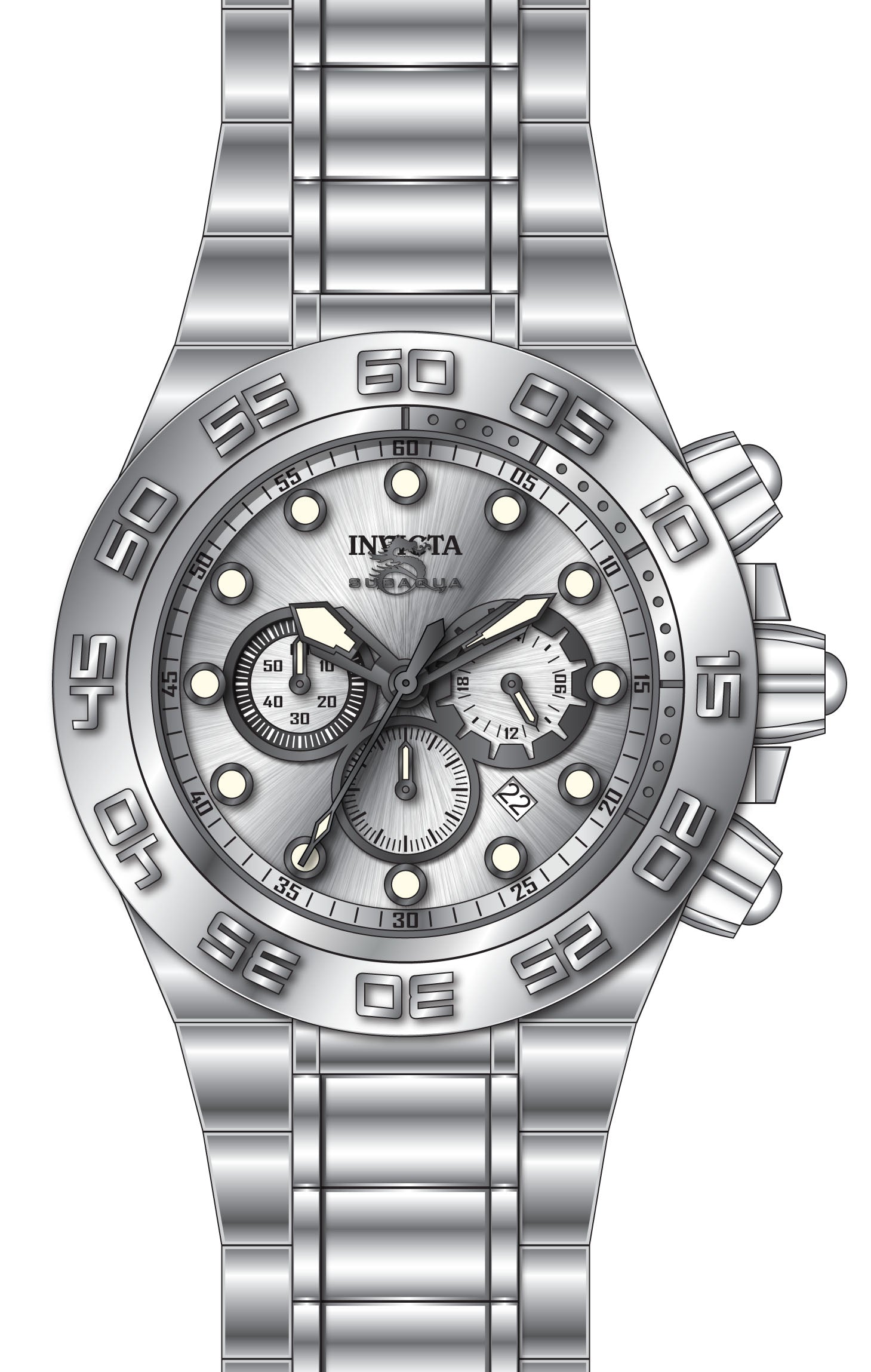 Band For Invicta Subaqua Noma IV Men 46514