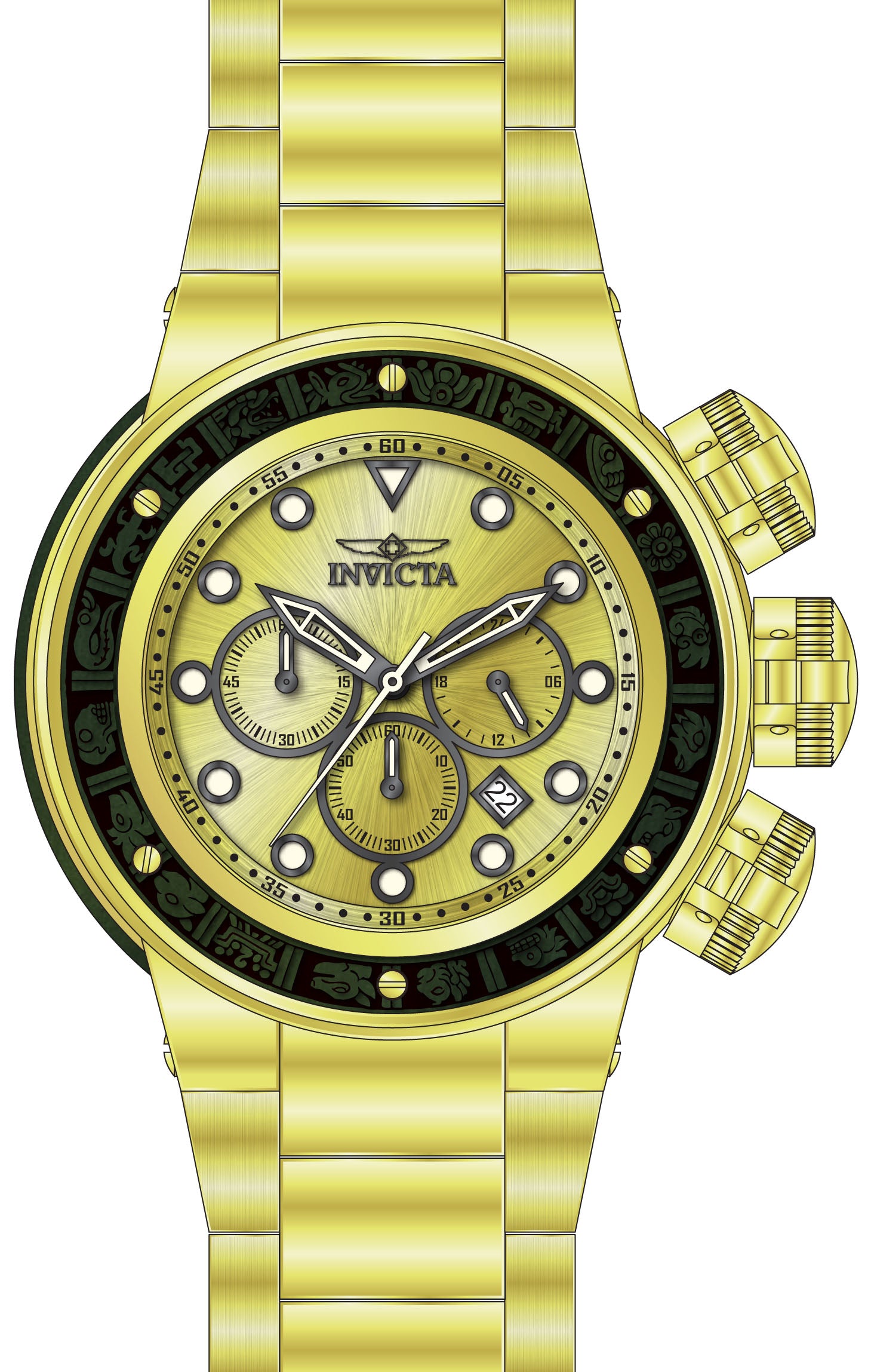 Band For Invicta Subaqua  Men 46560
