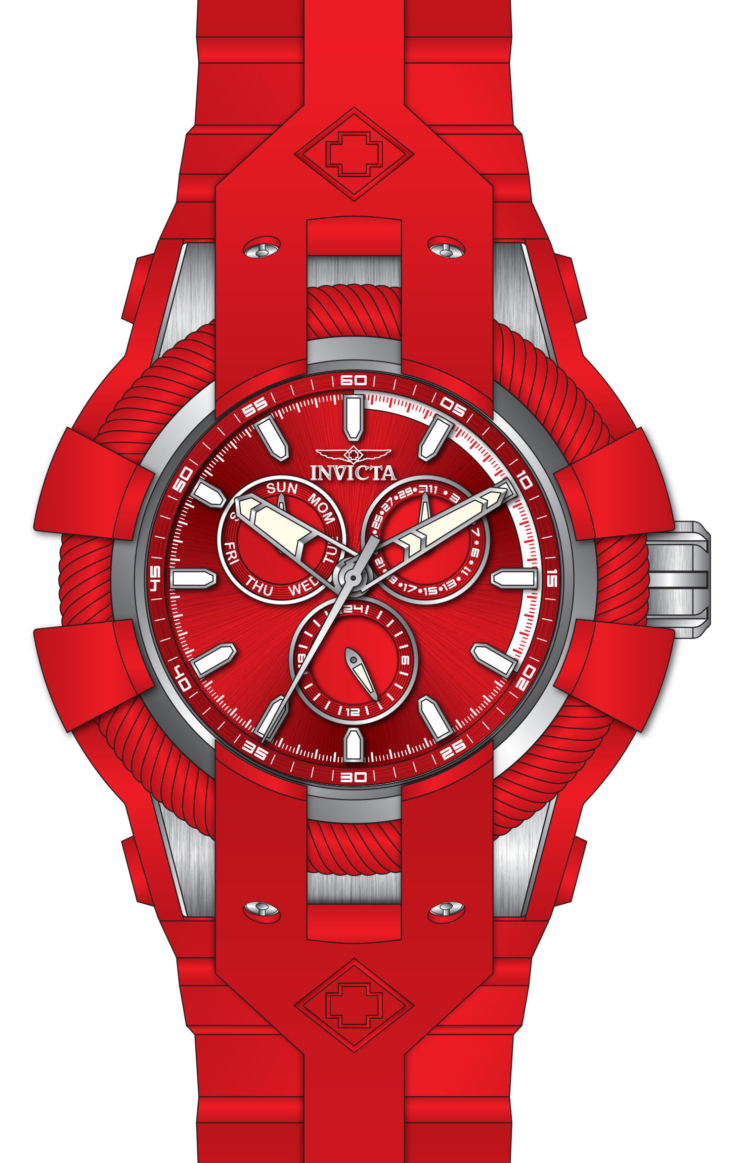 Band For Invicta Bolt  Men 47839