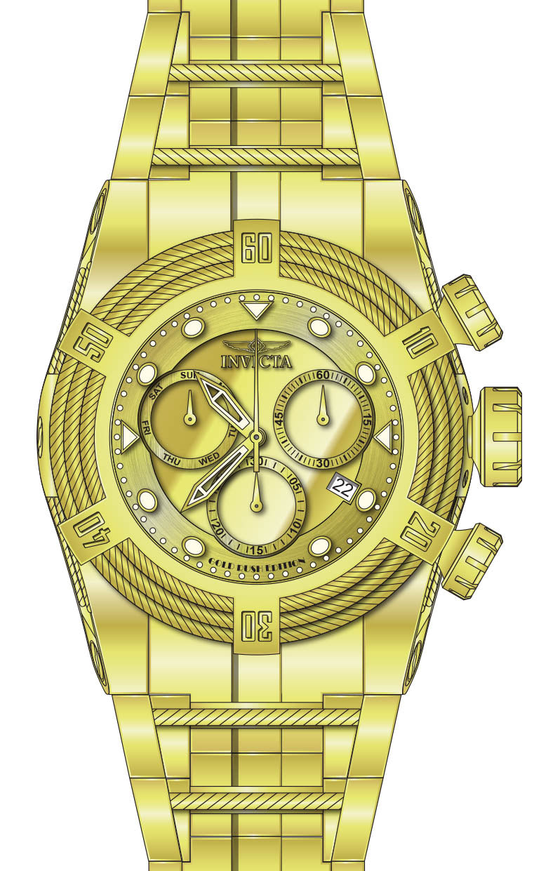 Band For Invicta Bolt  Men 48604