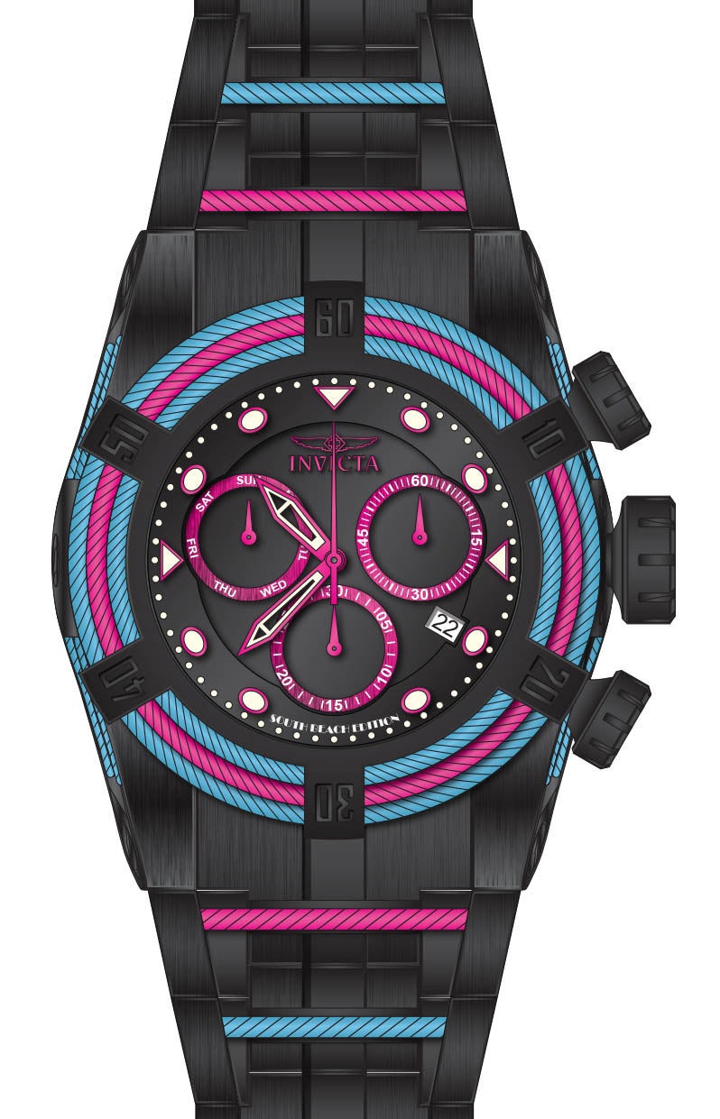 Band For Invicta Bolt  Men 48605