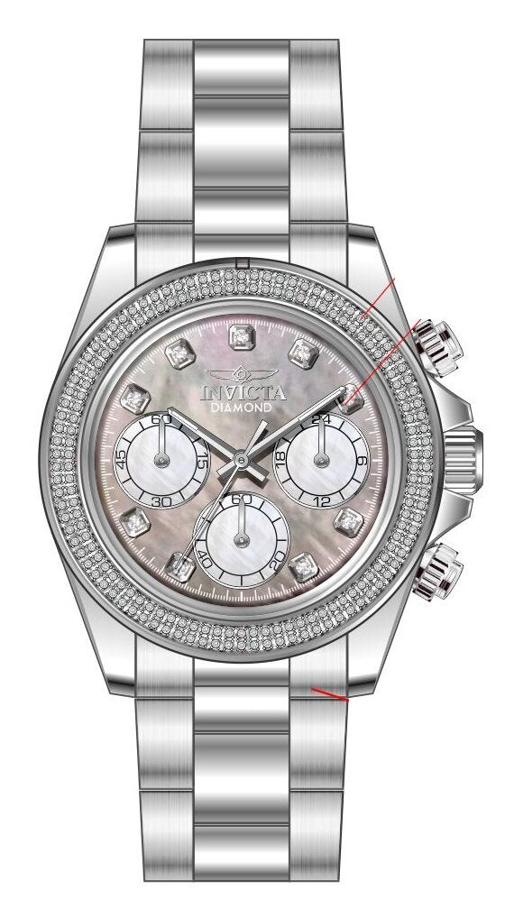 Parts For Invicta Elite Diamond  Lady 48756