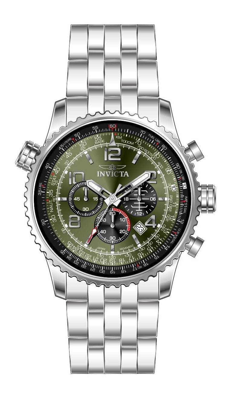 Band For Invicta Aviator  Men 49080