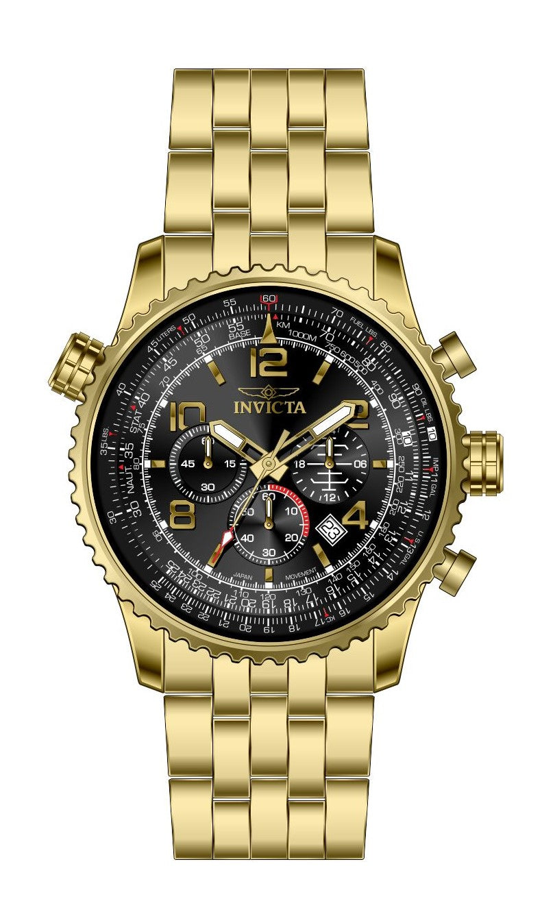 Band For Invicta Aviator  Men 49082