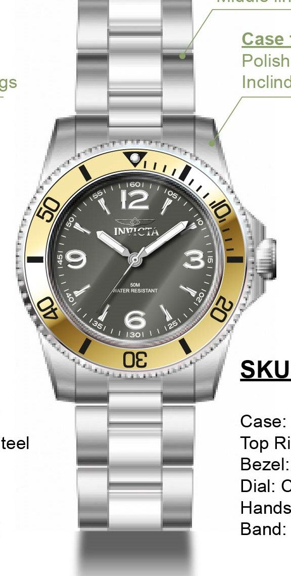 Parts For Invicta Specialty  Men 49349