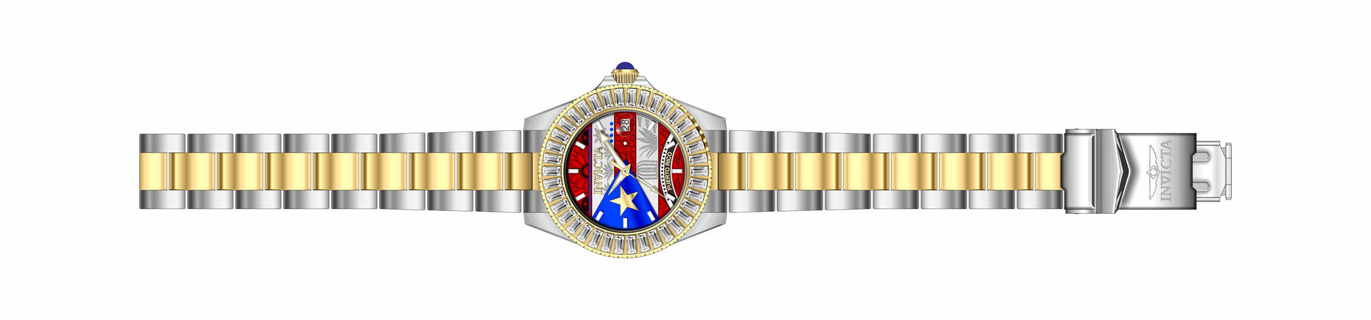 Band For Invicta Pro Diver  Lady 49616