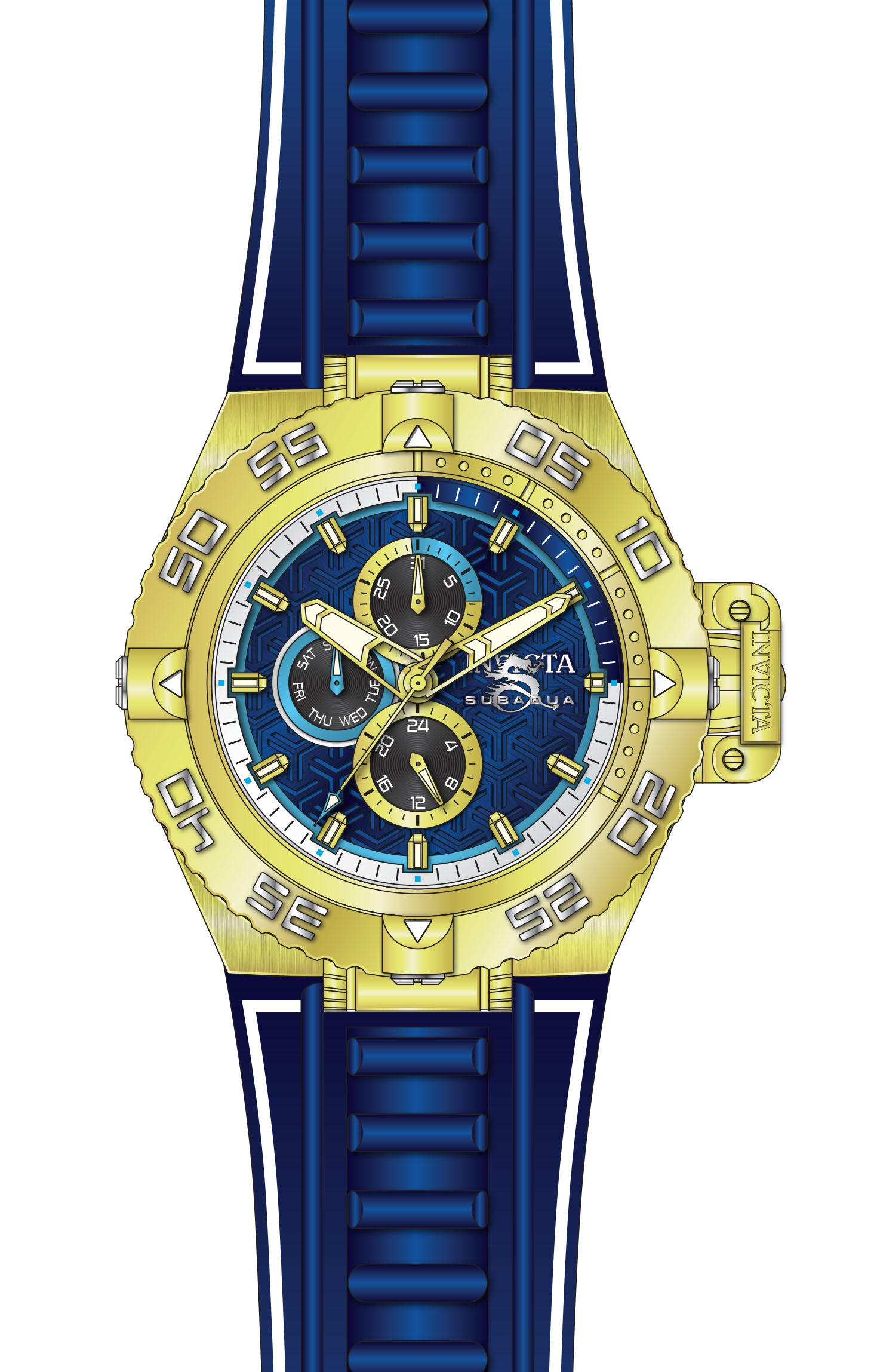 Band For Invicta Subaqua Noma IV Men 49880