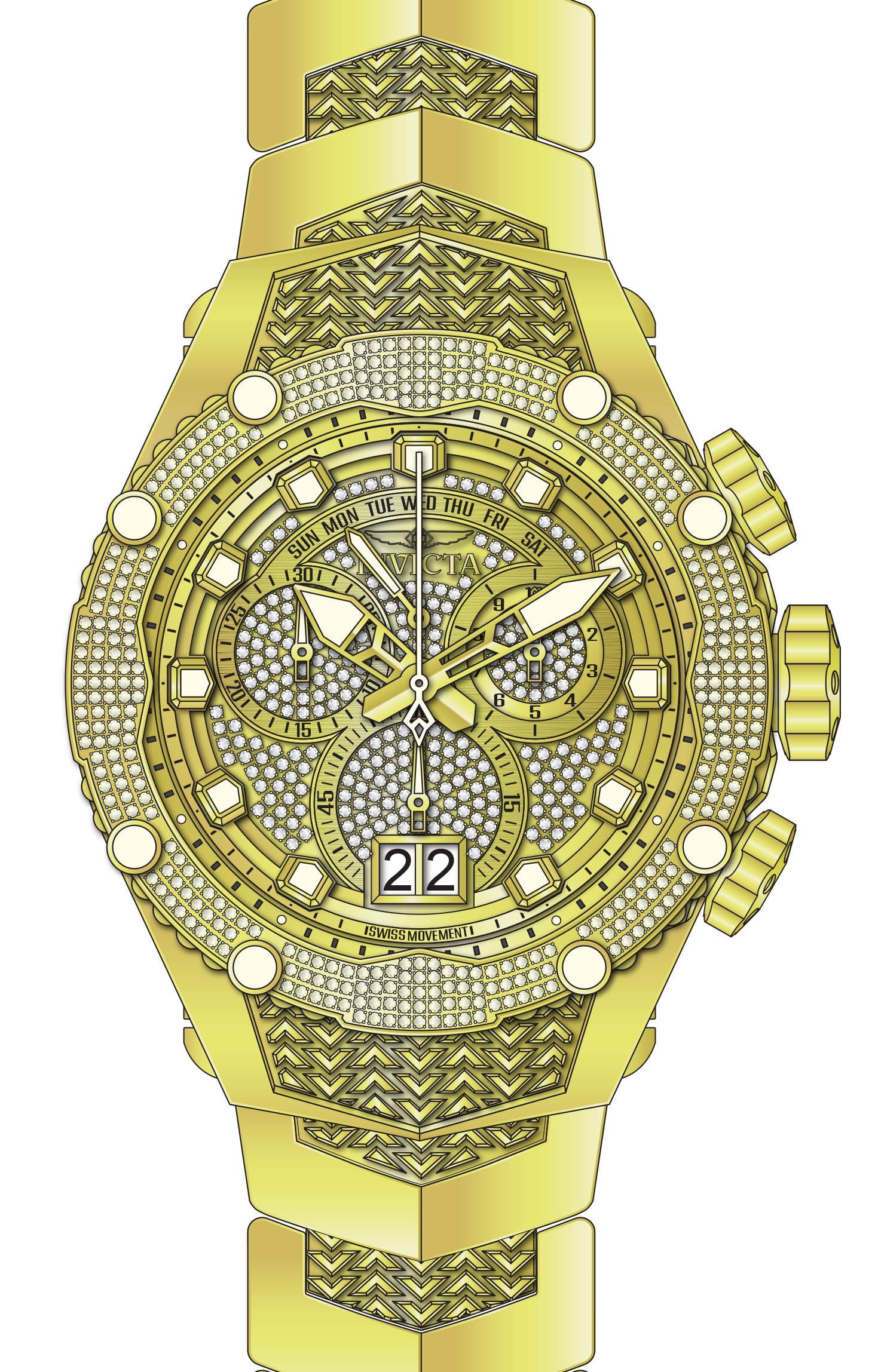Parts For Invicta Subaqua Noma VIII Men 50454