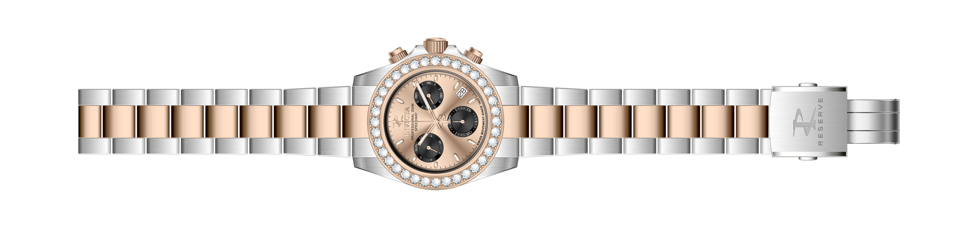 Band For Invicta Elite Diamond  Men 51104