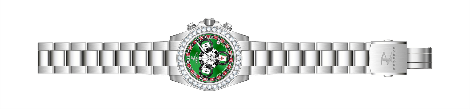 Band For Invicta Elite Diamond  Men 51107