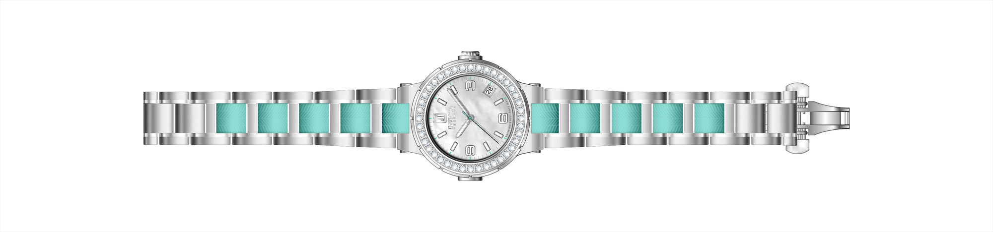 Band For Invicta JT  Lady 51357