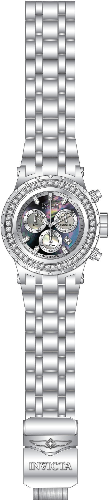 Band For Invicta Reserve Specialty Subaqua Men 51374