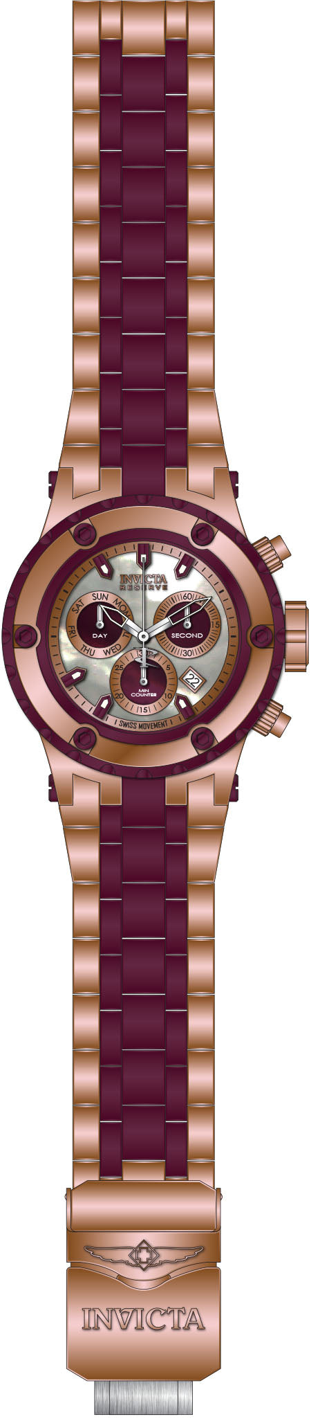 Band For Invicta Reserve Specialty Subaqua Men 51404