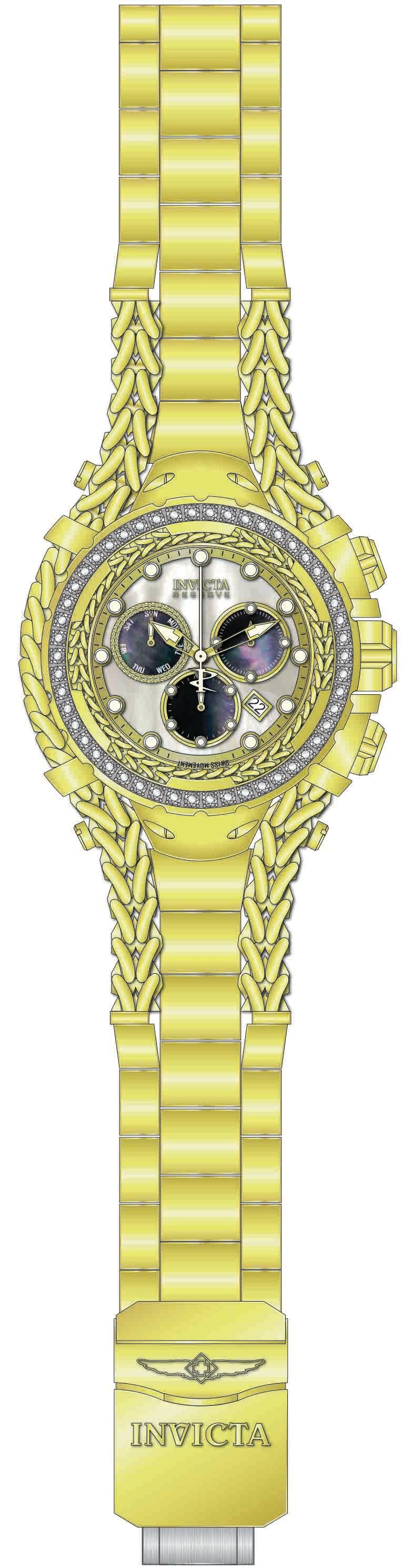 Band For Invicta Reserve Gladiator Men 51466