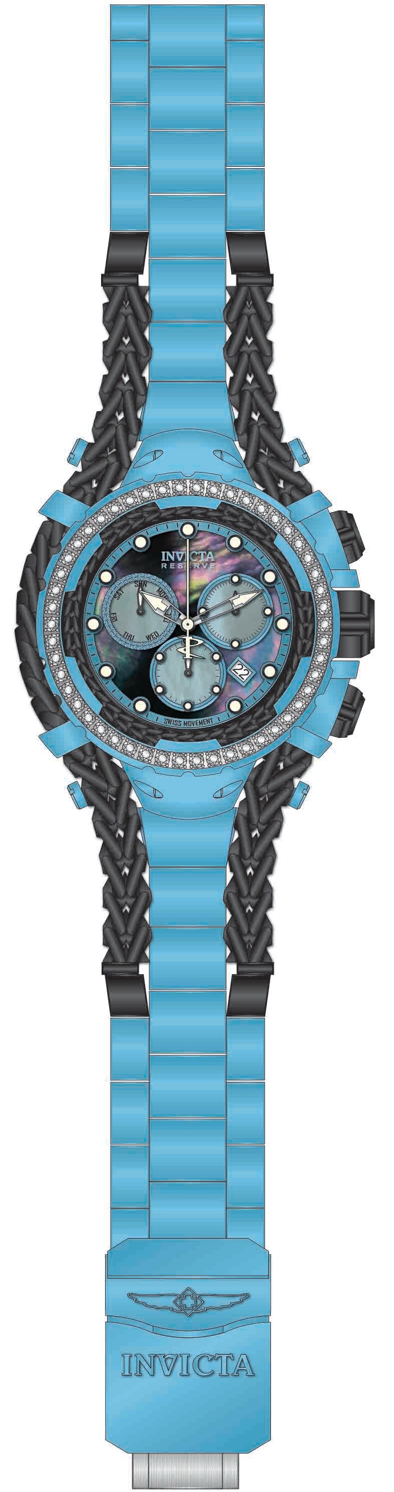 Band For Invicta Reserve Gladiator Men 51473