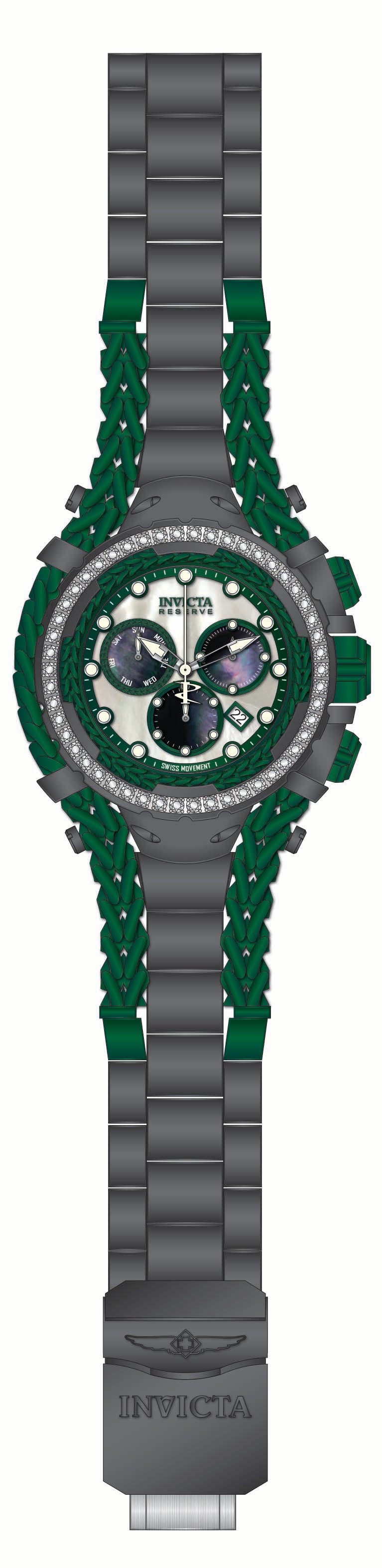 Band For Invicta Reserve Gladiator Men 51476