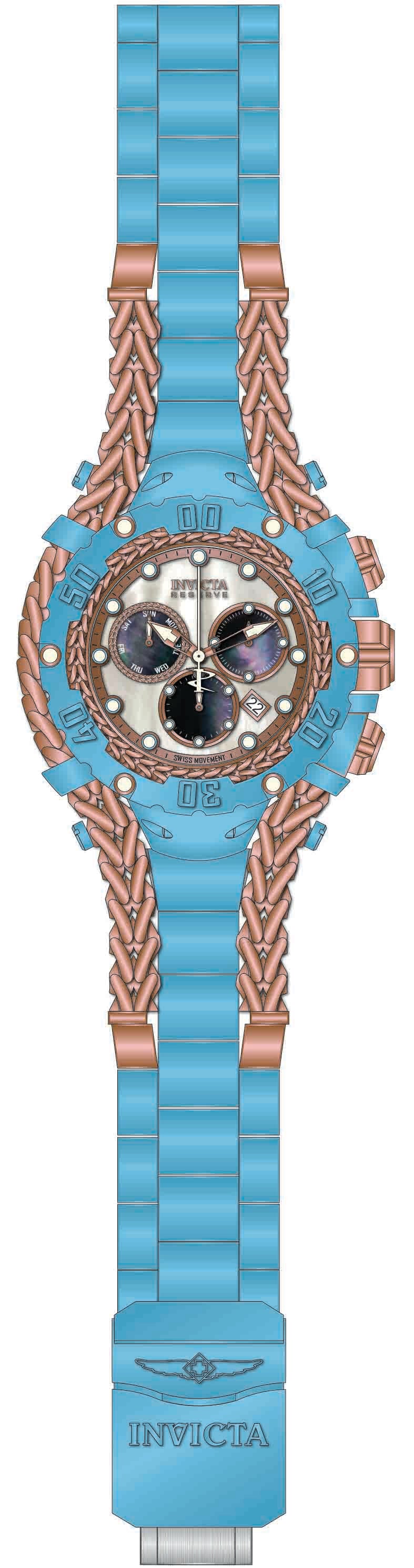 Band For Invicta Reserve Gladiator Men 51490