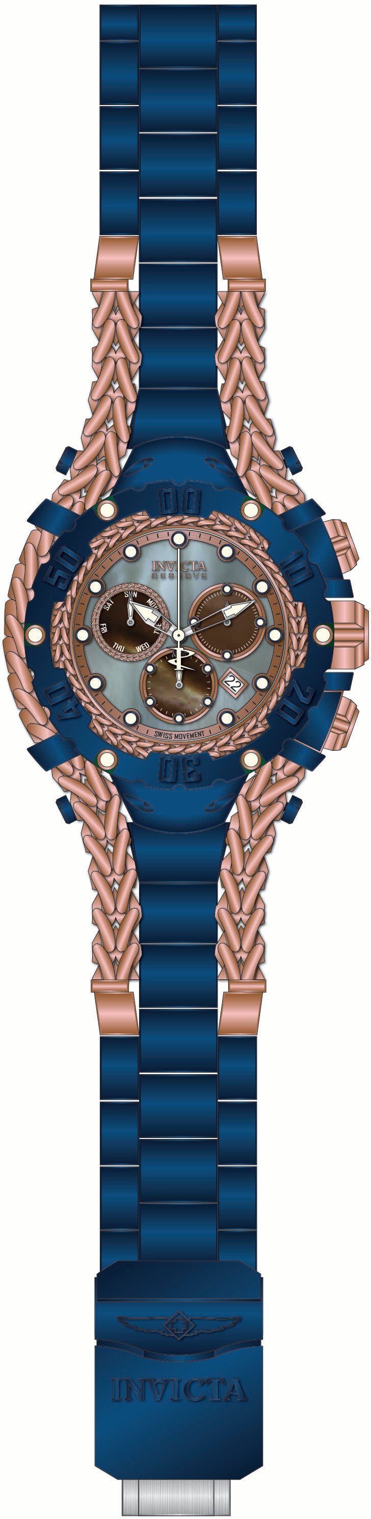 Band For Invicta Reserve Gladiator Men 51498
