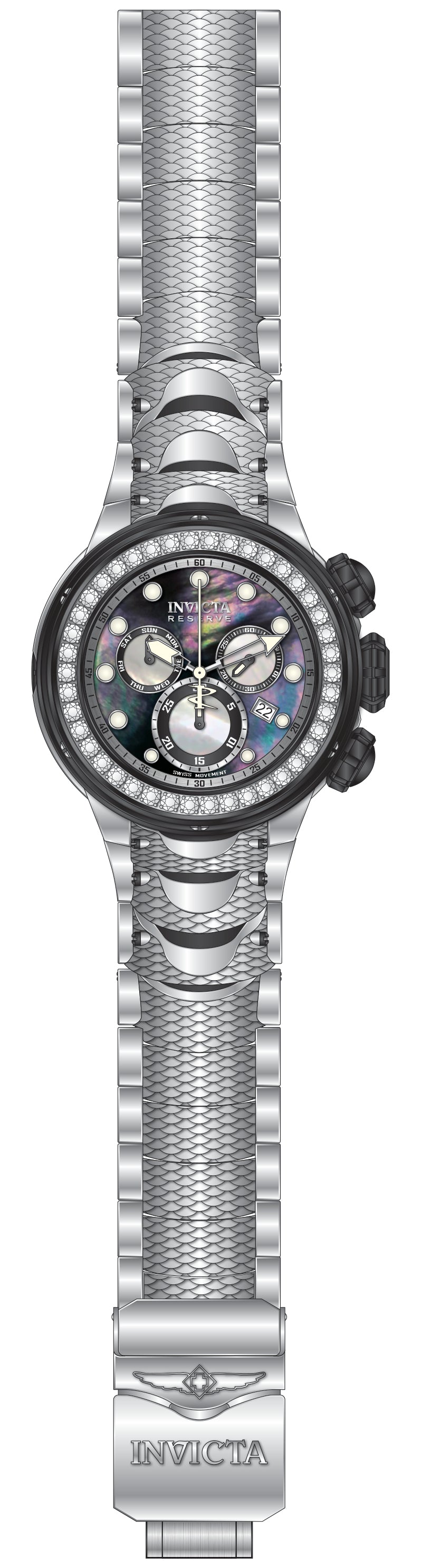Parts For Invicta Reserve Kraken Men 51545