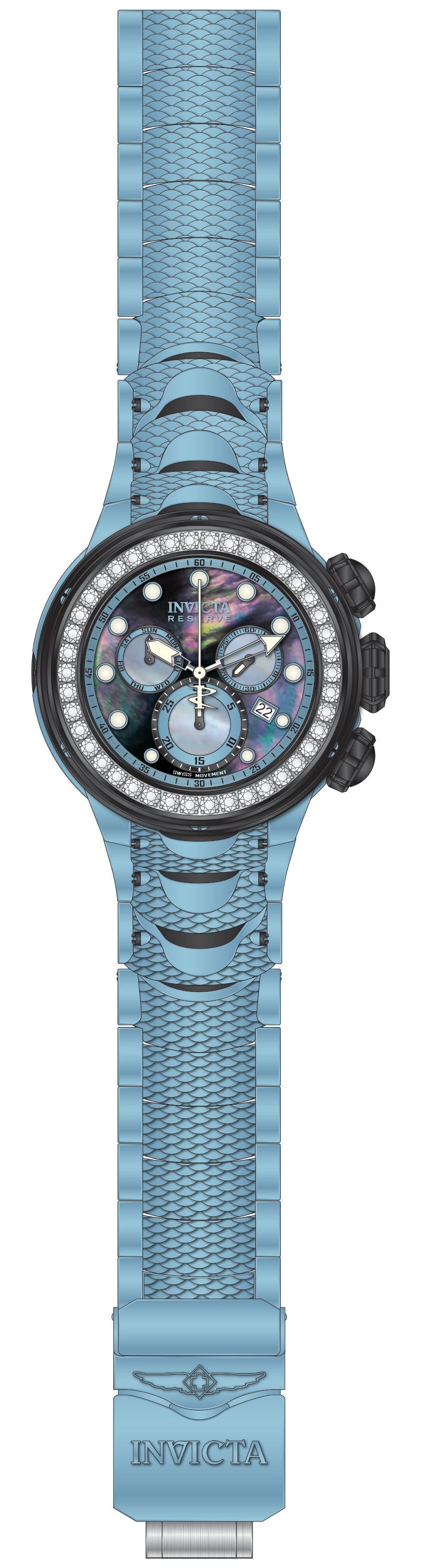 Parts For Invicta Reserve Kraken Men 51549