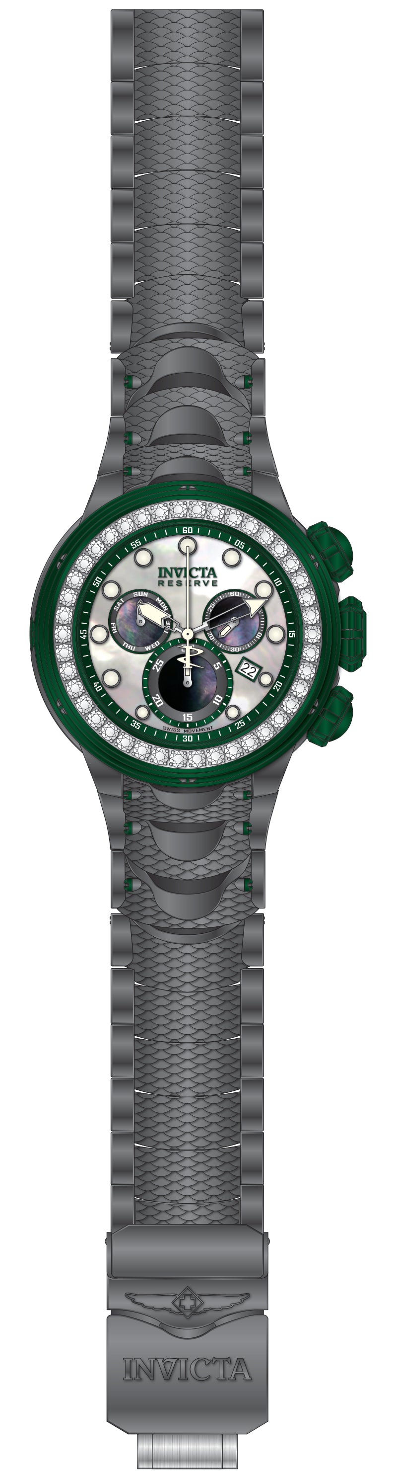 Parts For Invicta Reserve Kraken Men 51552