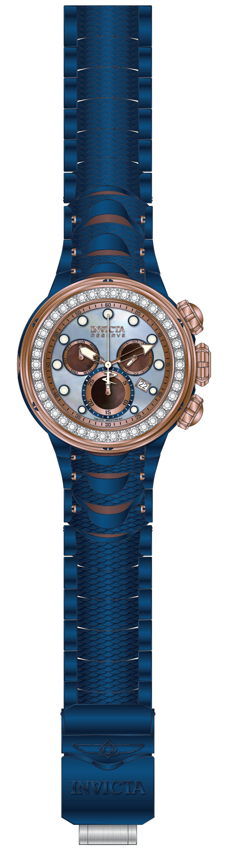 Parts For Invicta Reserve Kraken Men 51555
