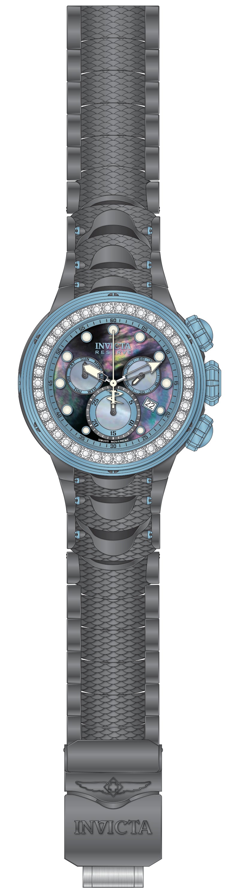 Parts For Invicta Reserve Kraken Men 51558