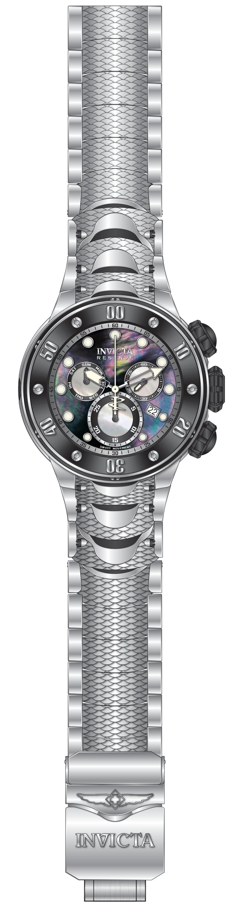 Parts For Invicta Reserve Kraken Men 51564