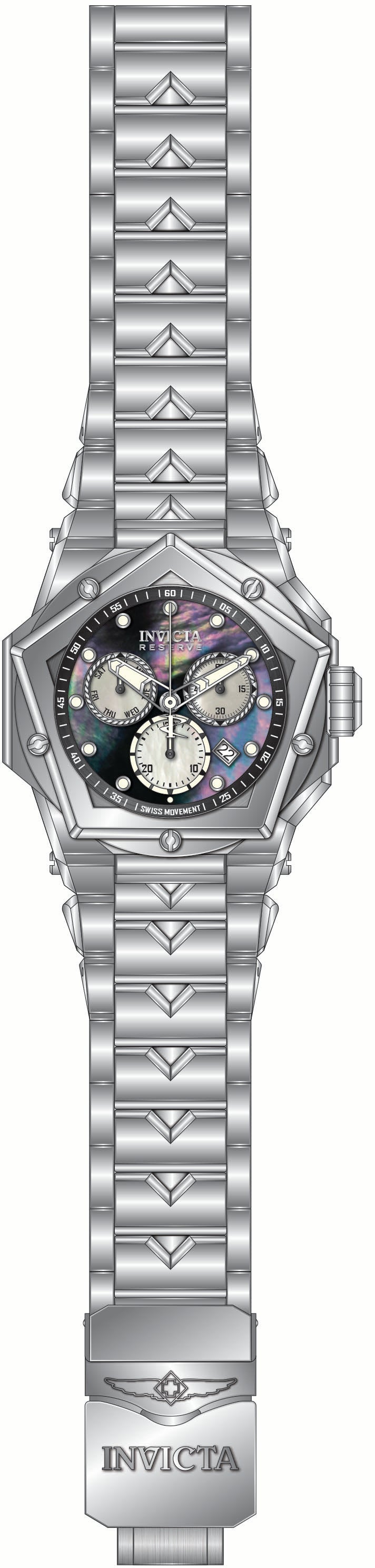 Parts For Invicta Reserve Kraken Men 51597