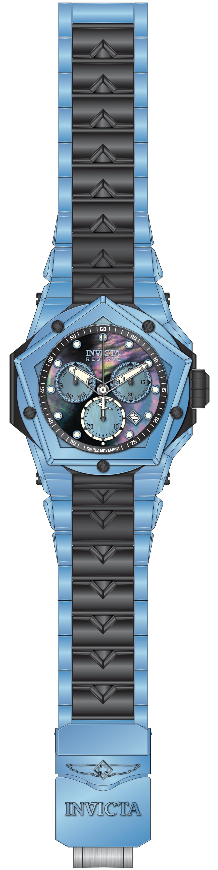 Parts For Invicta Reserve Kraken Men 51606