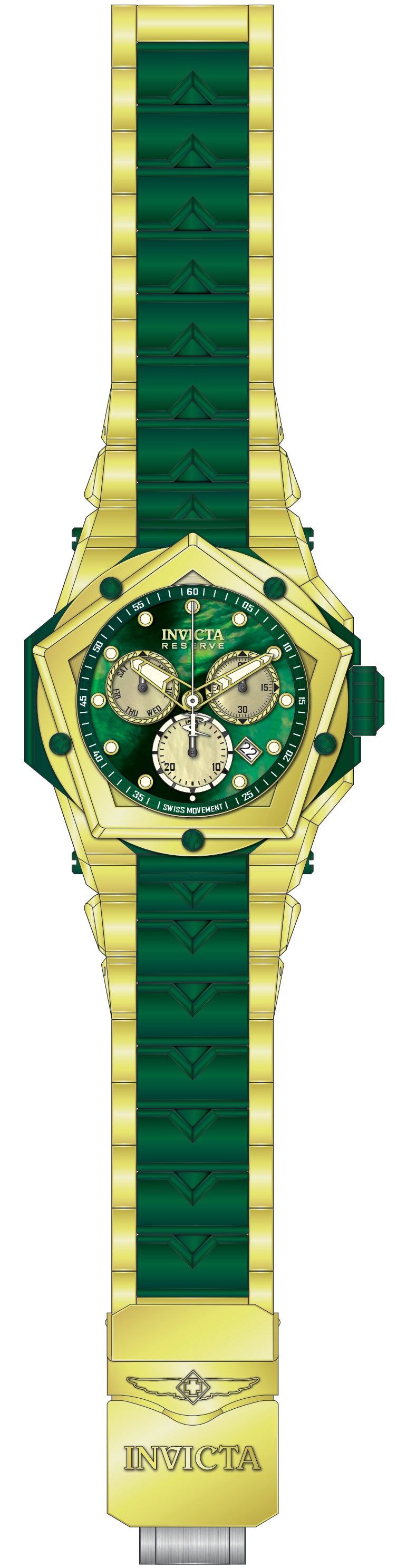 Parts For Invicta Reserve Kraken Men 51610