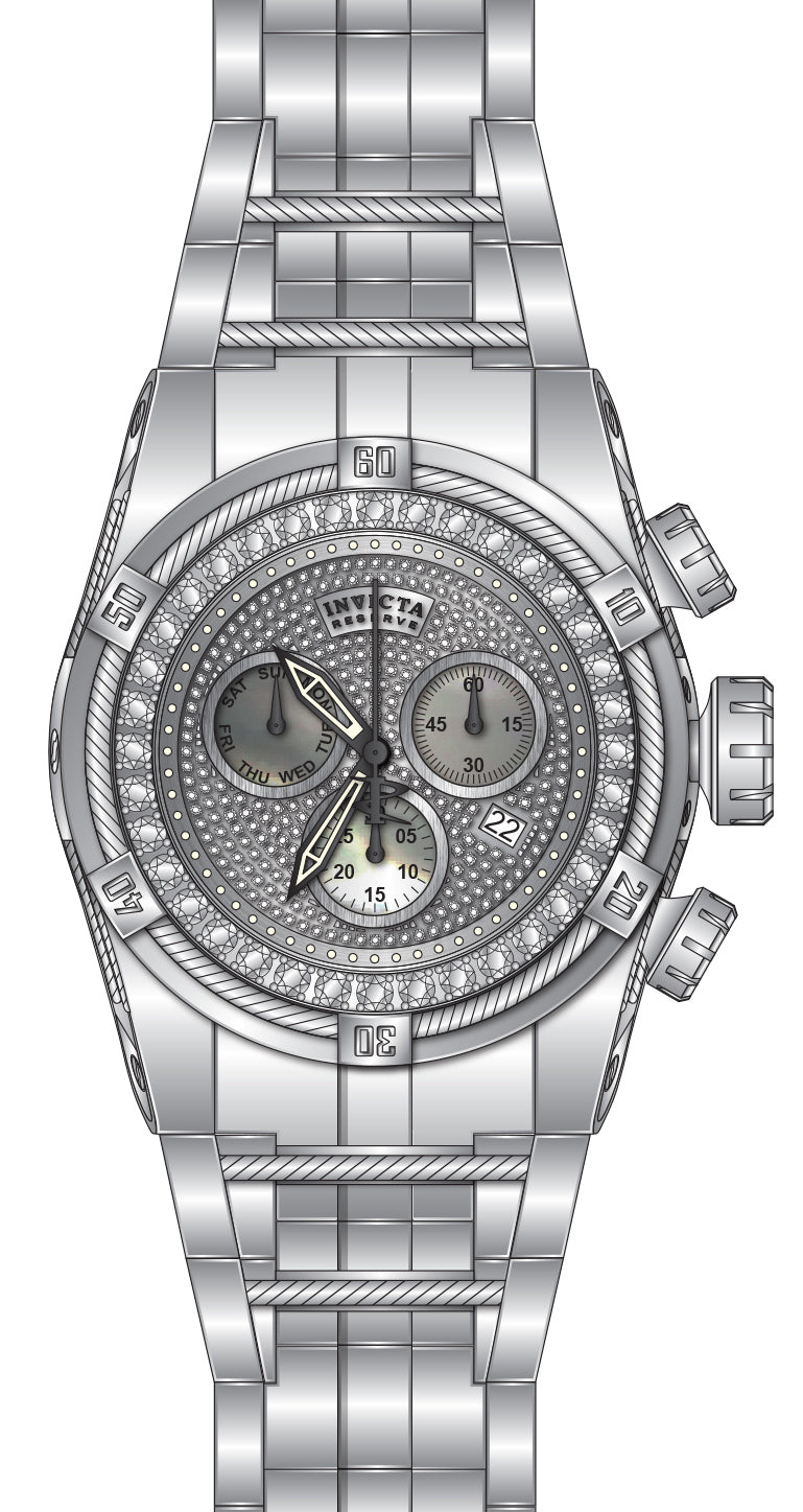 Band For Invicta Reserve Bolt Zeus Men 51693
