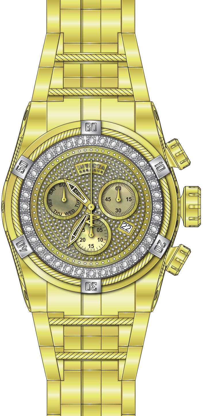 Band For Invicta Reserve Bolt Zeus Men 51694