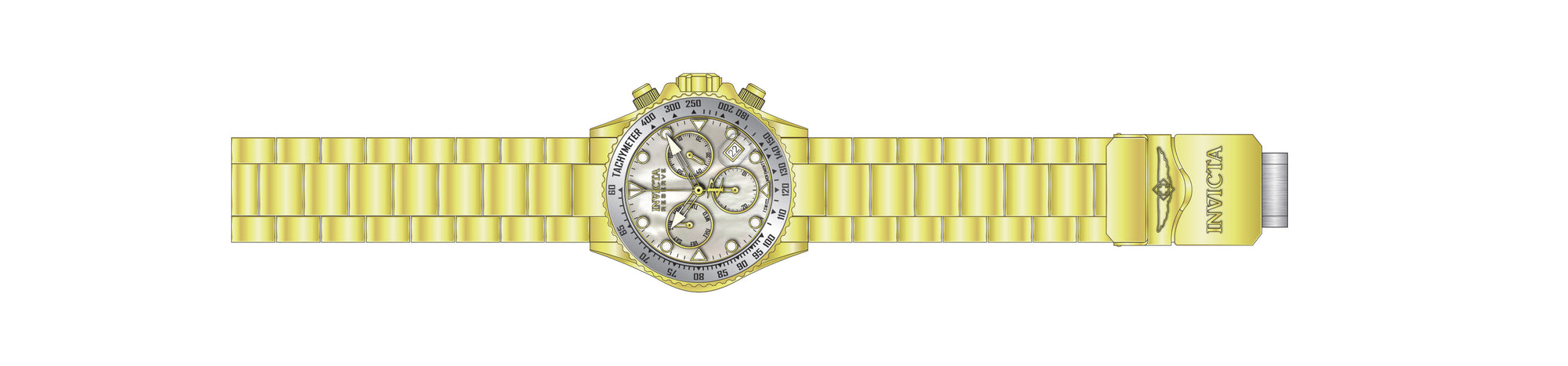 Band For Invicta Reserve Grand Diver Men 52165