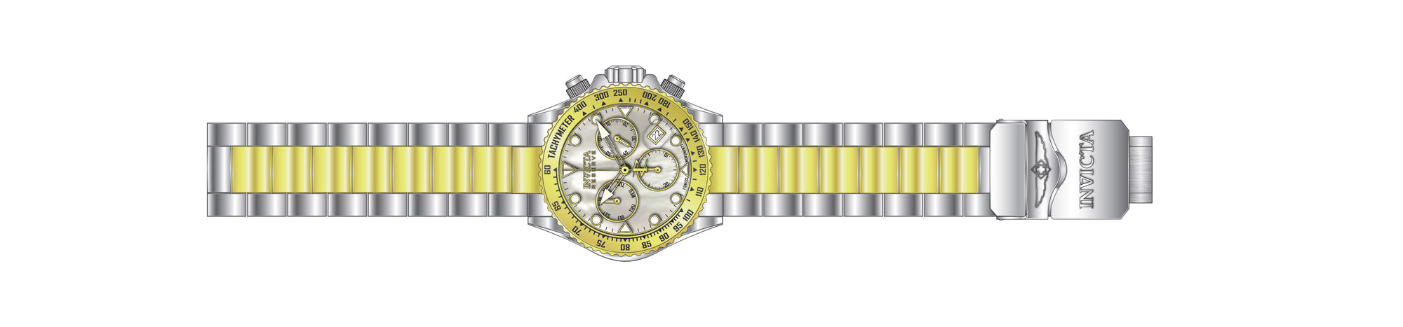 Band For Invicta Reserve Grand Diver Men 52167