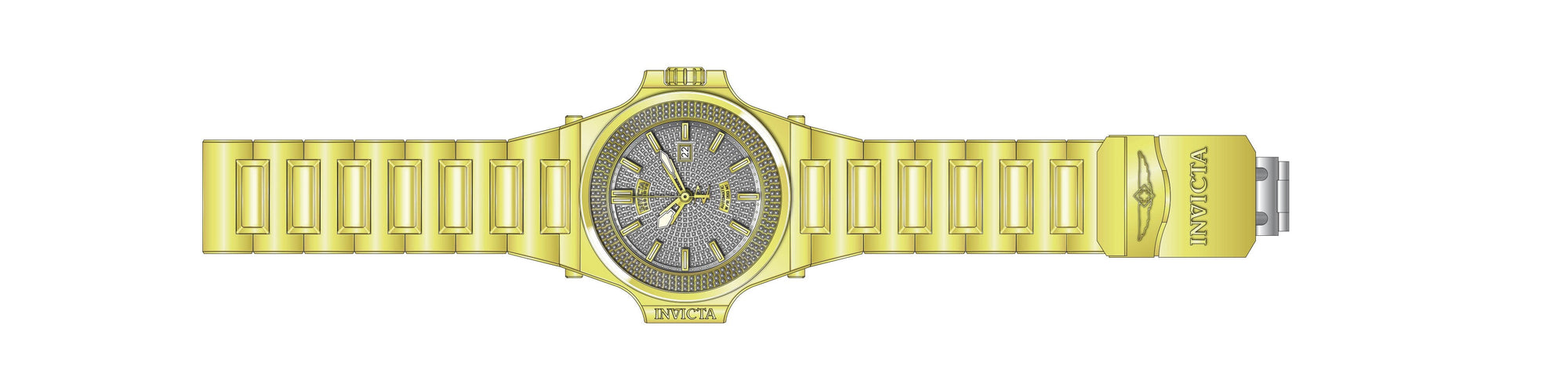 Band for Invicta Reserve Akula Men  30208