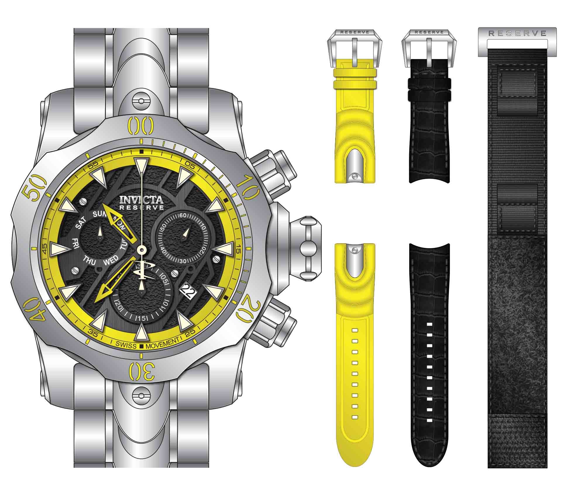 Parts for Invicta Reserve Venom Men Platinum Label 32946