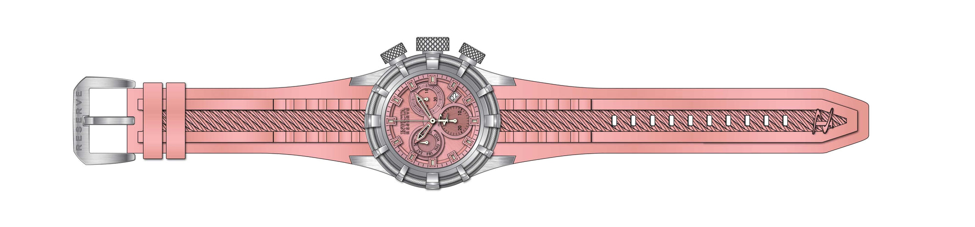 Band for Invicta Reserve Bolt Men 33236