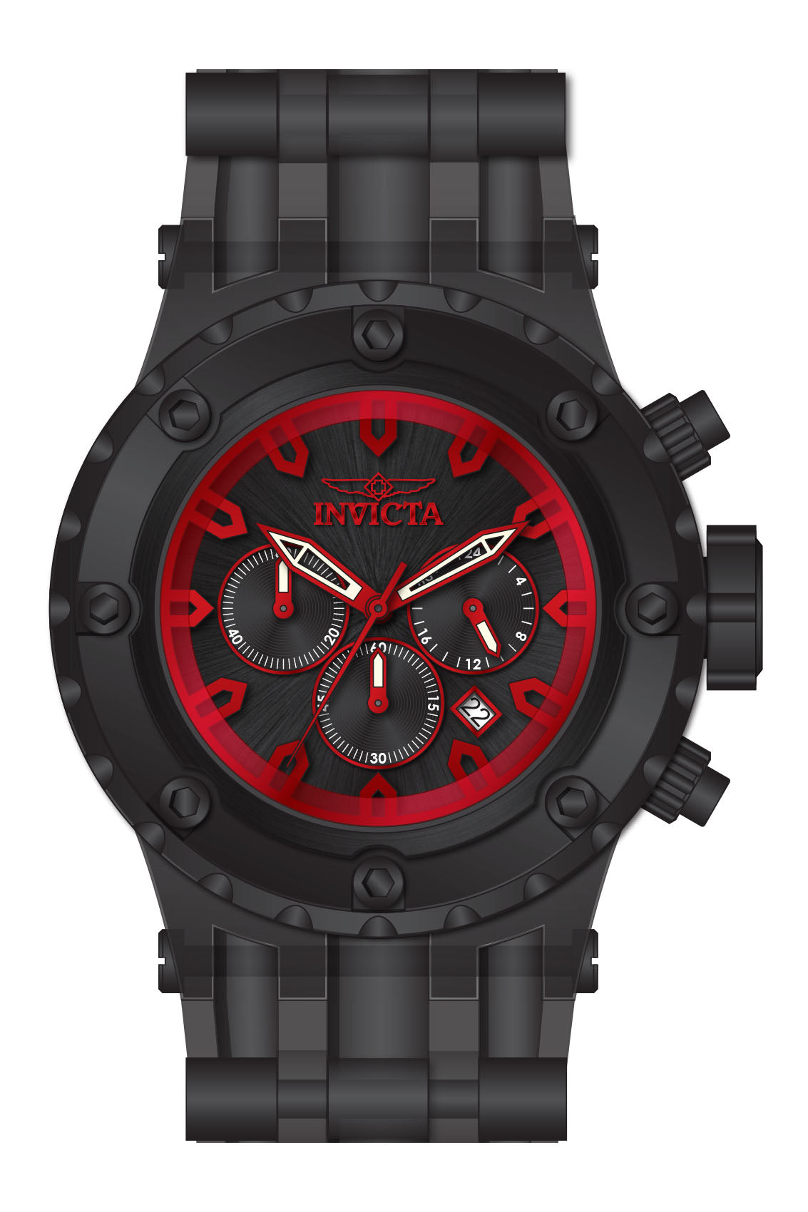 Band for Invicta Subaqua Men Black Label 34263