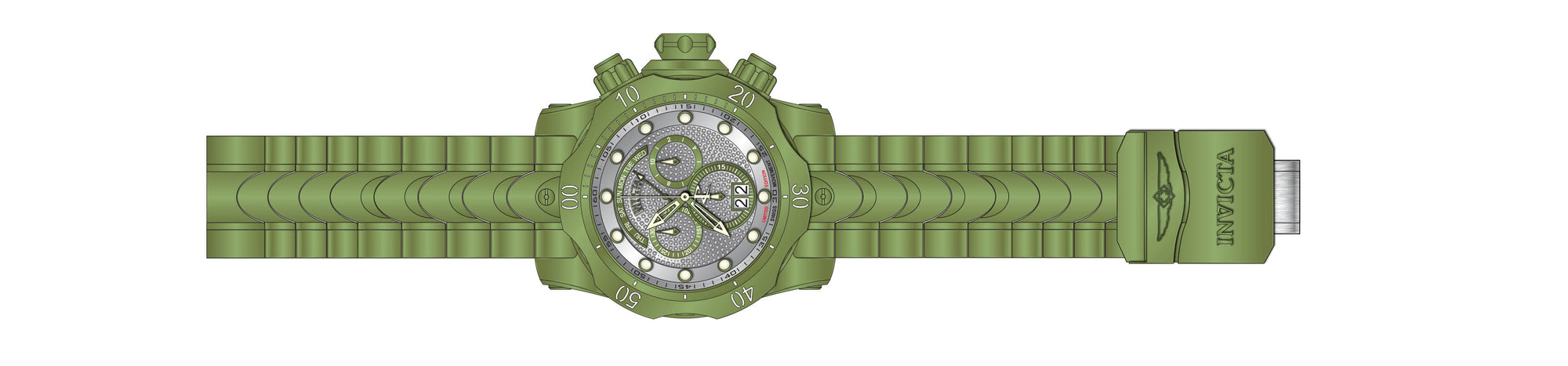 Band for Invicta Reserve Grand Venom Men 34291