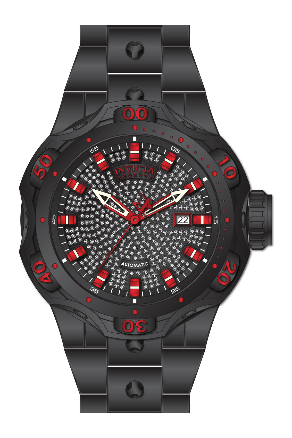 Parts for Invicta Reserve Venom Men Black Label 34414