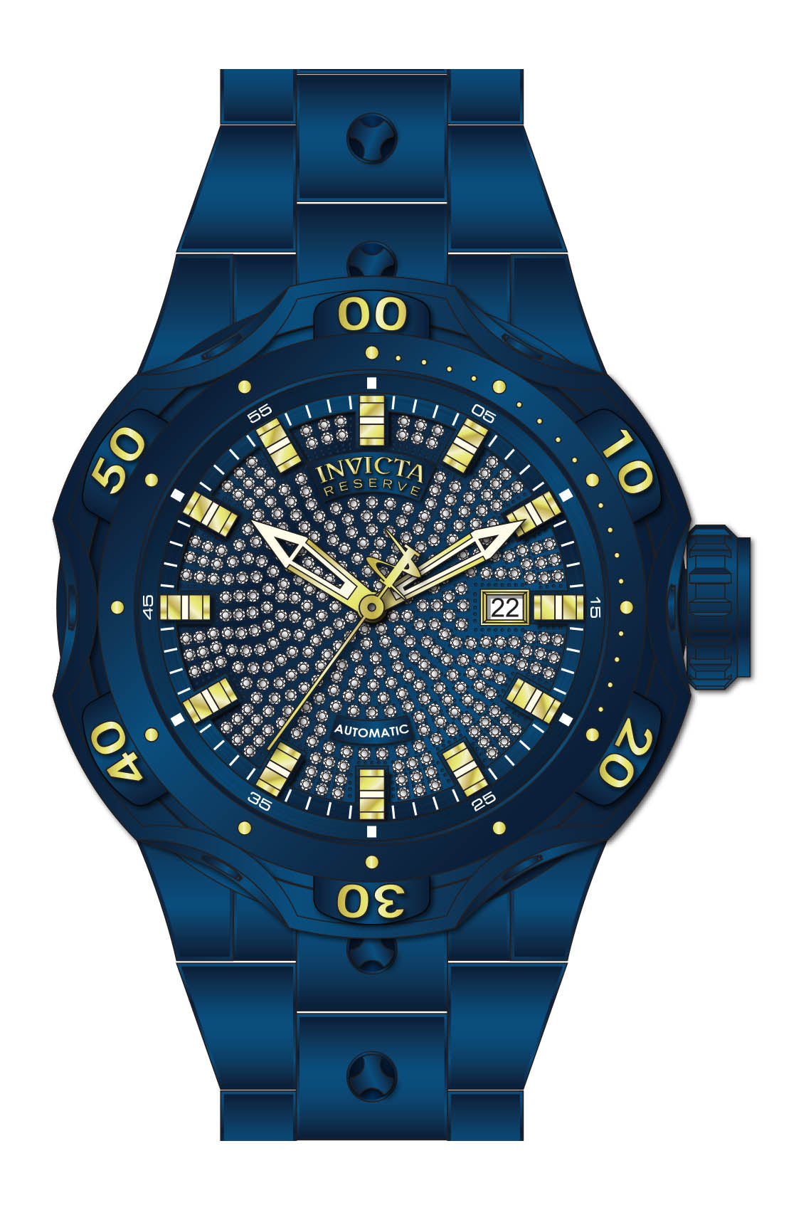 Parts for Invicta Reserve Venom Men Blue Label 34415